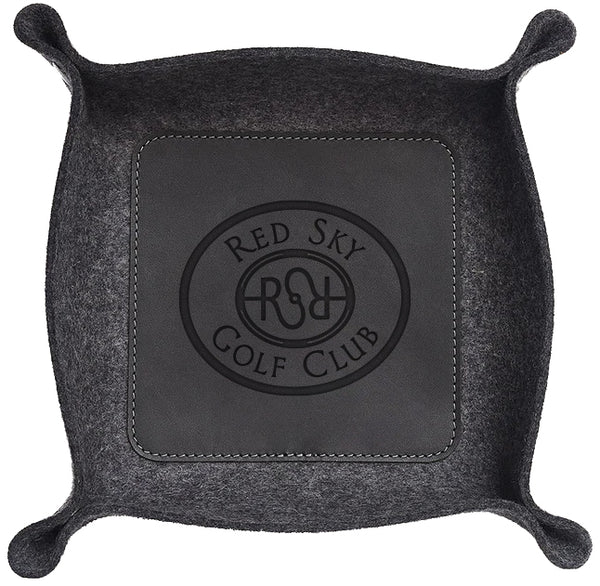 Leather Catch-All Tray