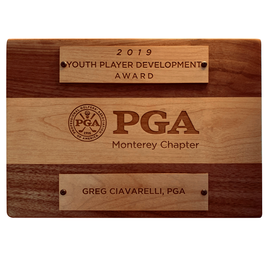 Wooden Removable Name Plaque – PTE Golf, LLC
