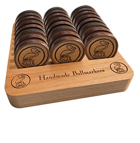 Wooden Ball Markers