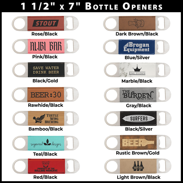 Vegan Leather Bottle Opener