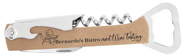 Leatherette Wine Opener