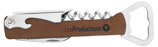 Leatherette Wine Opener