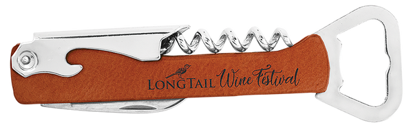 Leatherette Wine Opener