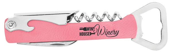 Leatherette Wine Opener