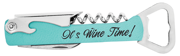 Leatherette Wine Opener