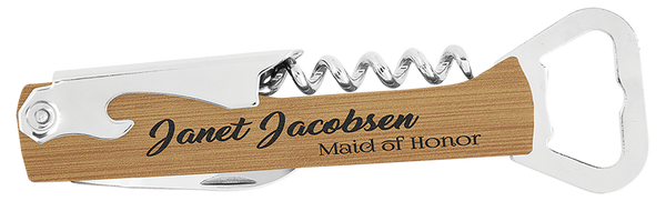 Leatherette Wine Opener