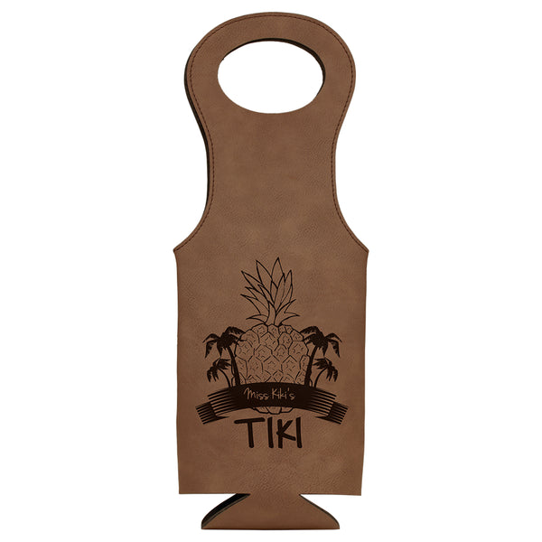 Leatherette Wine Bag