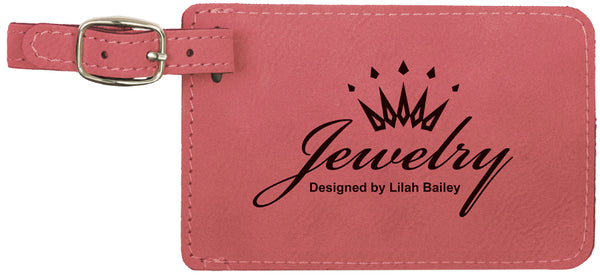 Leatherette Luggage Tag
