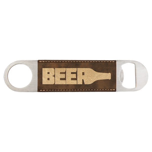 Vegan Leather Bottle Opener
