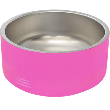 Laserable Stainless Steel Pet Bowls