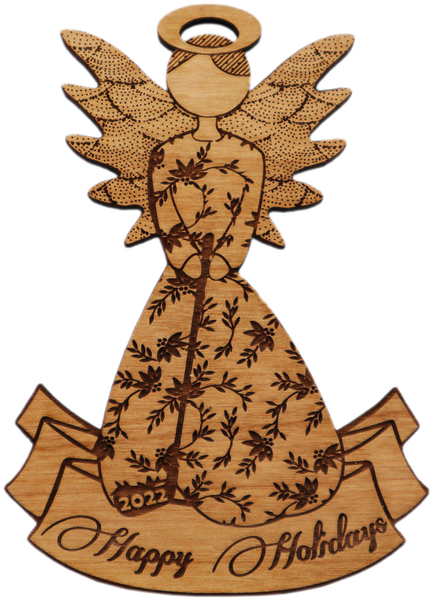 Wooden Holiday Ornament