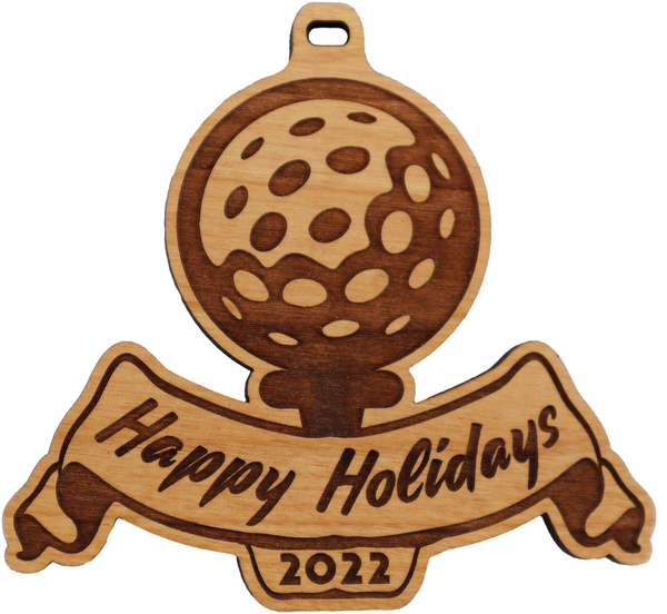 Wooden Holiday Ornament