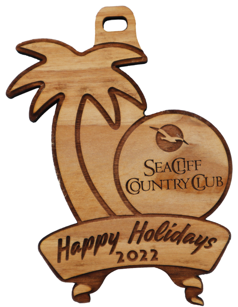 Wooden Holiday Ornament