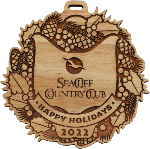 Wooden Holiday Ornament