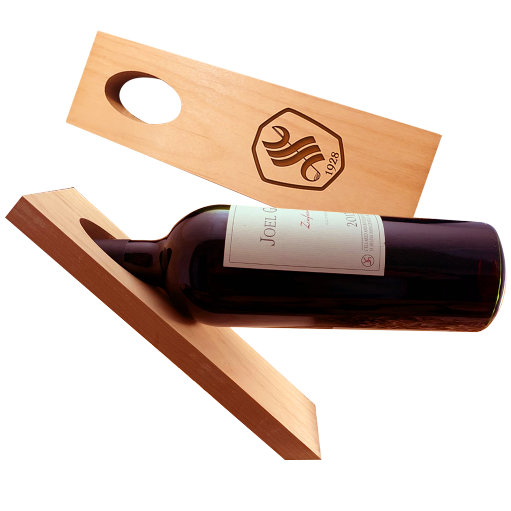 Wooden Gravity Wine Holder – PTE Golf, LLC1