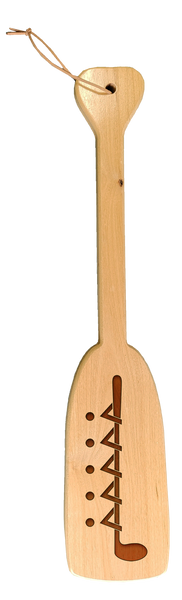 Boat Paddle with Leather String
