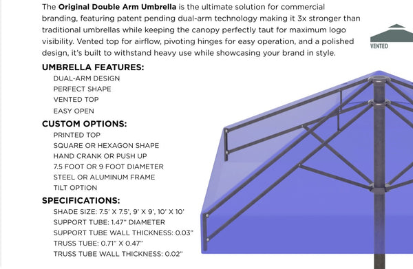 Pop-Up Logoed Umbrellas