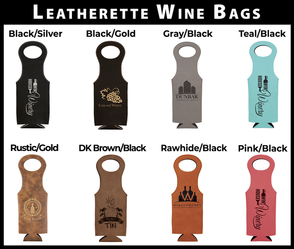 Leatherette Wine Bag