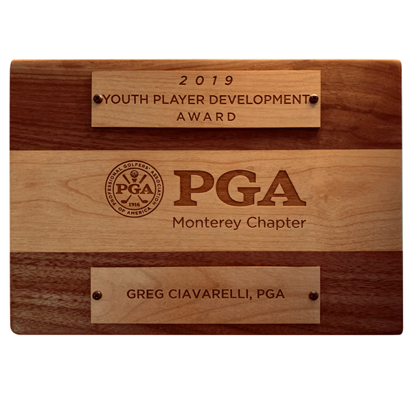 Wooden Removable Name Plaque – PTE Golf, LLC