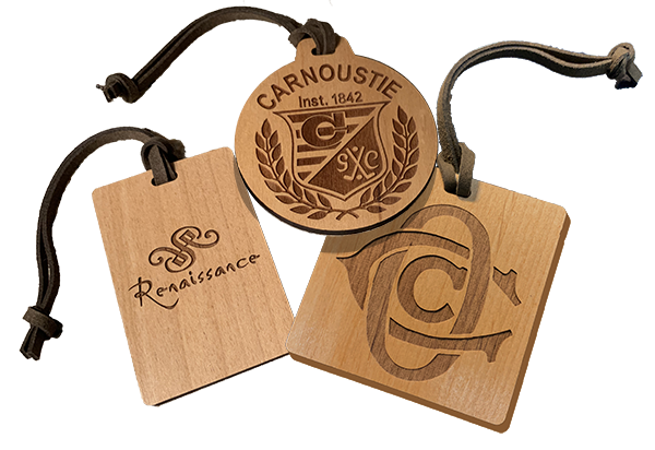Wooden Bag Tags