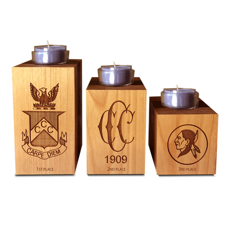 Wooden Candle Blocks