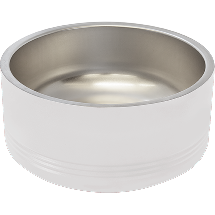 Laserable Stainless Steel Pet Bowls