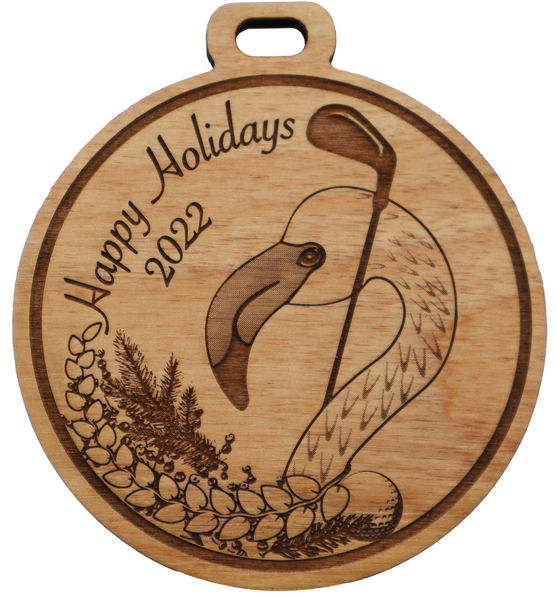 Wooden Holiday Ornament