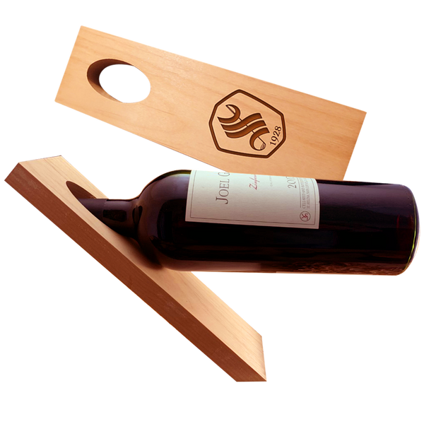 Wooden Gravity Wine Holder PTE Golf LLC