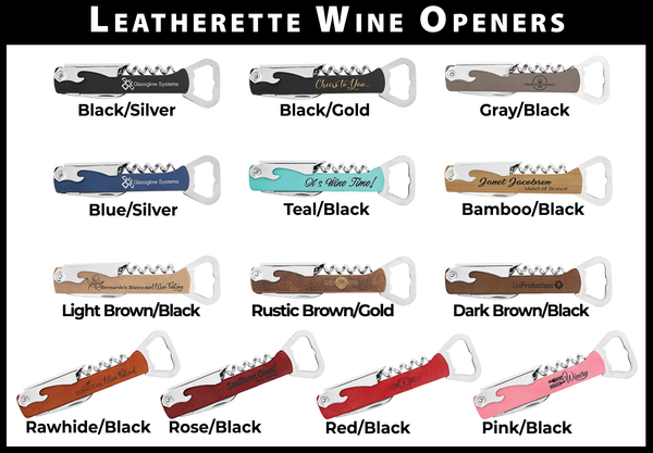 Leatherette Wine Opener